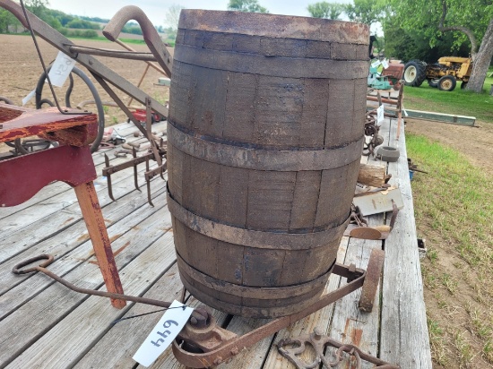 Barrel on Cart