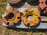 (2) Yellow Front Wheel Weights