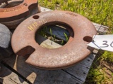 (2) Front Wheel Weights