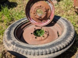 4.00-19 Tire and Rims