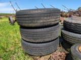 (3) 7-14.5 Trailer Tires on Rims