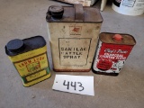 Vintage Implement Fluid Cans
