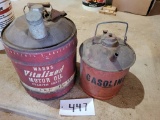 Vintage Oil and Gasoline Cans