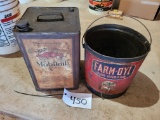Vintage Implement Fluid Cans
