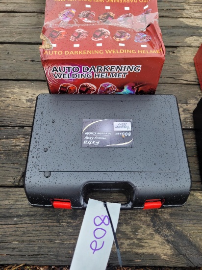 New / Unused HD Booster Cable and Welding Helmet