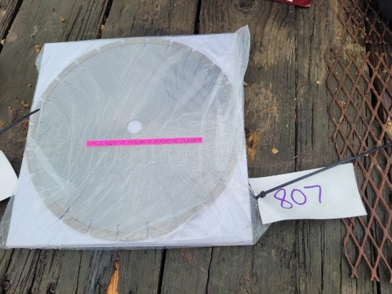 (3) New 14 Inch Diamond Blades
