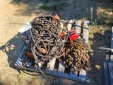 Skid with Chain Hoist