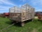 Wood Hay Wagon
