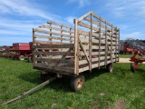 Wood Hay Wagon