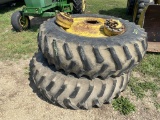 Firestone 18.4X38 Tires and Hubs