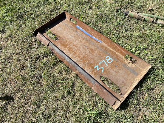 Skid Steer Back Plate