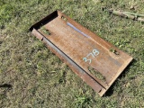 Skid Steer Back Plate