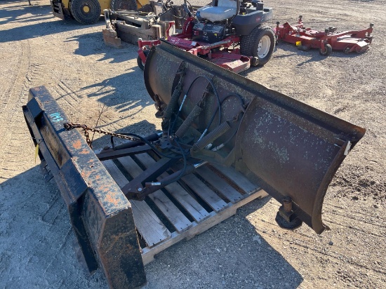 Skid Loader Mount Snow Pusher