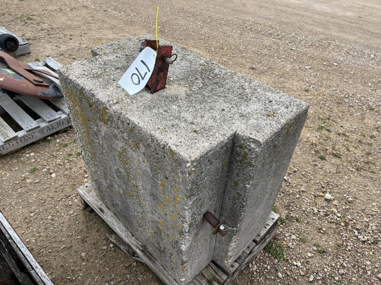 3 Point Concrete Weight