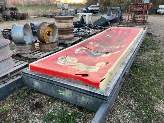 Large Tractor Sign