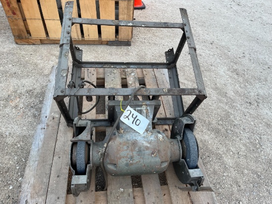 Bench Grinder on Stand