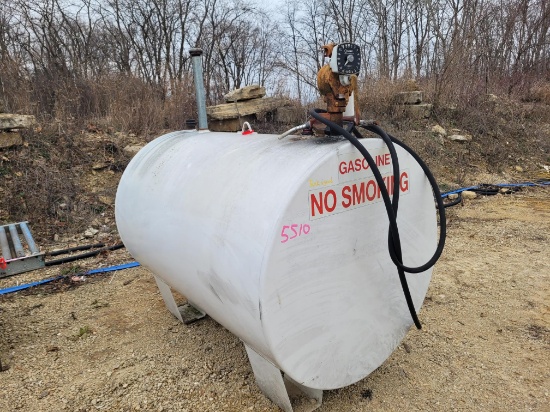 Gasoline Tank and Pump