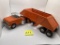 Tonka Truck and Belly Dumper Trailer