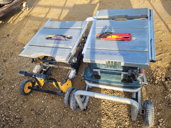 (2) Table Saws