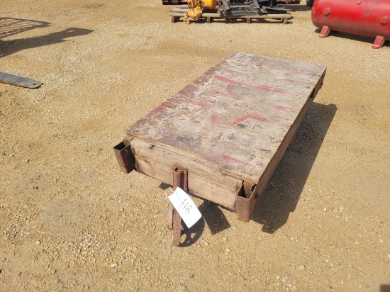 Homemade Wood Rolling Cart