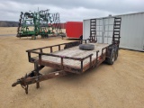 18 Foot Skid Steer Trailer