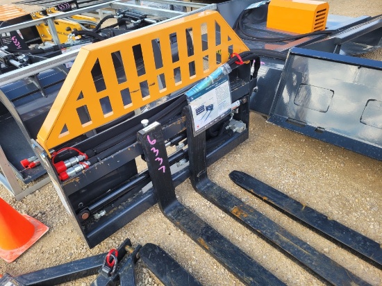 2025 Wolverine Skid Steer Hydraulic Pallet Forks