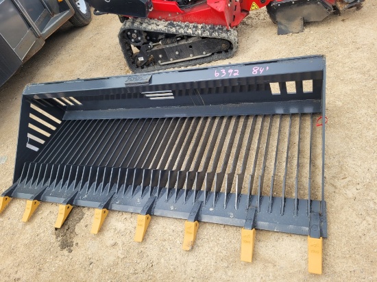 LandHonor Skid Steer Rock Bucket