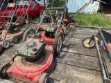 Lawn Mowers (3) and Tiller
