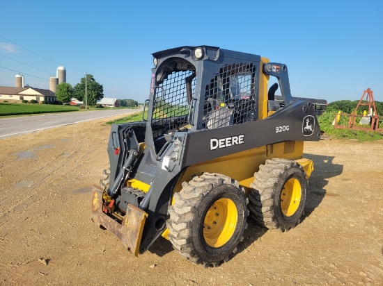 2022 Deere 320G Skid Loader