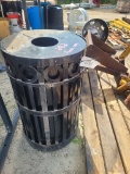 Metal Trash Can