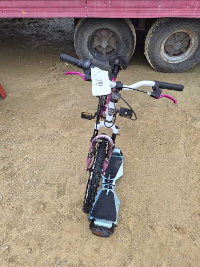 Bicycle and Hoverboard