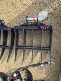 SDLanch Mini Excavator Rake
