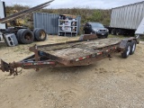 Tilt Deck Skid Steer Trailer