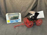 Ertl John Deere Covered Wagon and Ford Truck