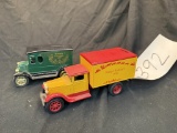 (2) Scale Model Bank Trucks
