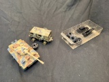 Stomper 4x4 Tank and Military Van w/ parts