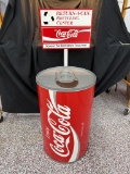 Coca-Cola Advertising Trash Can