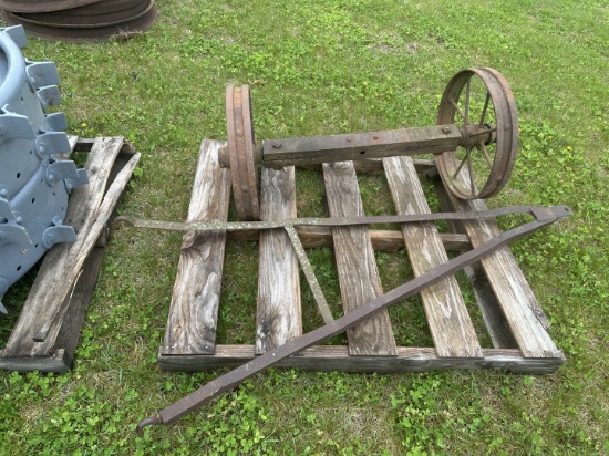 Vintage Carriage Wagon Parts