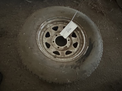 Spare Trailer Tire & Rim