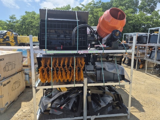 COMPLETE Mini Skid Steer & Excavator Attachment Set
