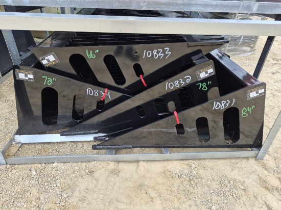78" Skid Steer Skeleton Bucket