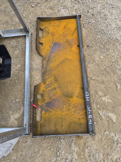Heavy Duty Skid Steer Attachment Plate