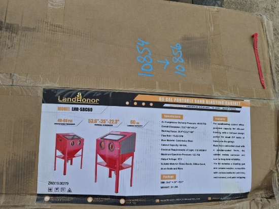 LandHonor LHR-SBC-60 Sand Blasting Cabinet