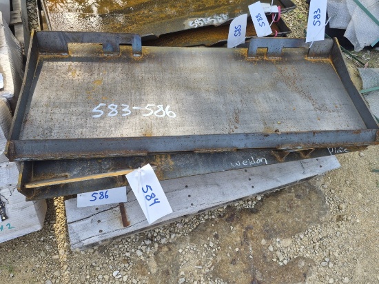 Skid Steer Attachment Plate