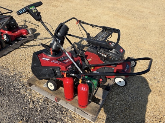 Snowblower Edger, Fires Extiguishers