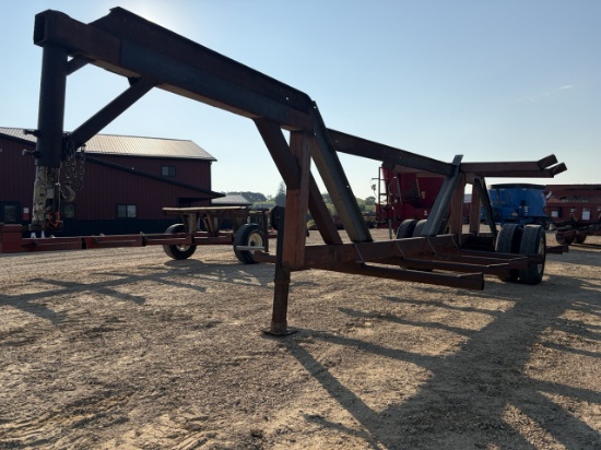 Fifth Wheel Bale Trailer