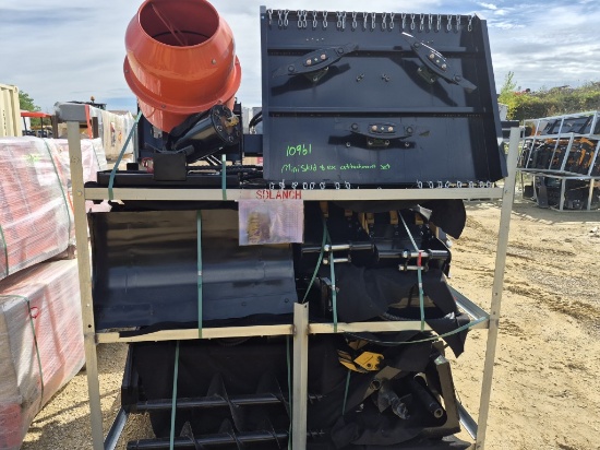 COMPLETE Mini Skid Steer & Excavator Attachment Set