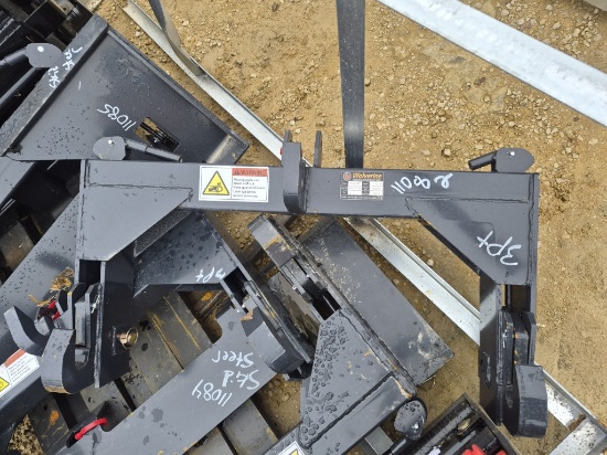 Wolverine TR-26-02C Skid Steer 3-Point Quick Hitch
