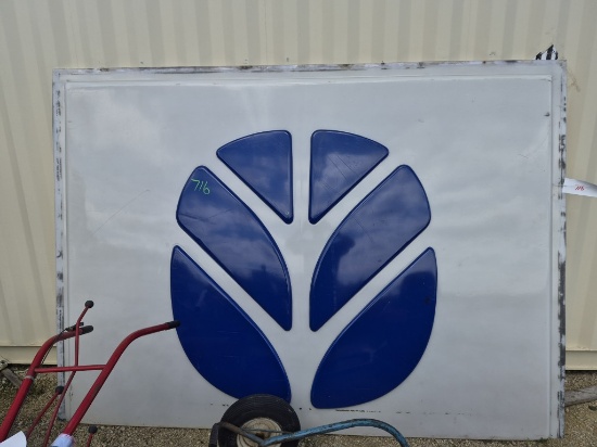 New Holland Logo Sign