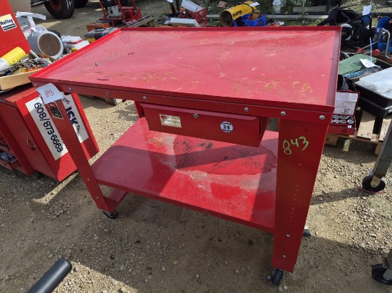 Heavy Duty Rolling Workbench Table